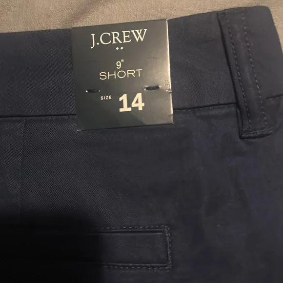 J. crew women’s shorts. Navy blue nwt - Picture 3 of 4
